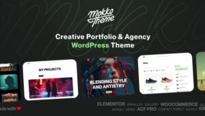Mokko (v1.2.2) Creative Portfolio & Agency WordPress Theme